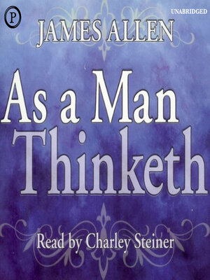 cover image of As a Man Thinketh